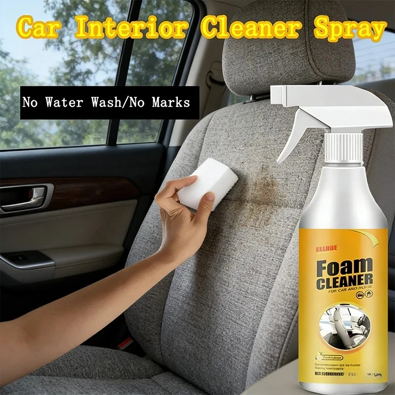 Multifunctional Car Upholstery Cleaner Car Upholstery Seat Waterless Wash Powerful De-greasing Cleaner Universal A
