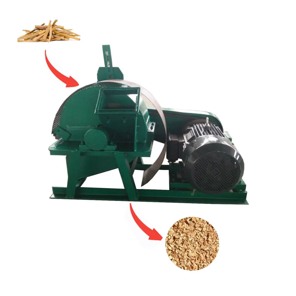 Wood Tree Branch Coconut Husk Crusher/500kg/hour powerful wood shredder sawdust making machine HJ-MX500