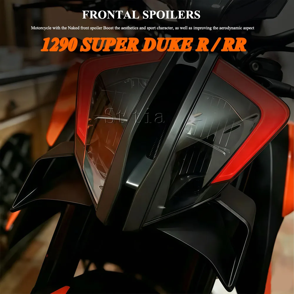 Fit For 1290 Super Duke R 2021-2024 Front Spoiler 1290 Super Duke RR Motorcycle Frontal Spoilers Lower Lip Wing Downforce Naked