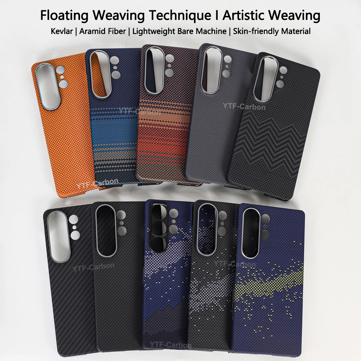 Etui YTF z włókna aramidowego do Samsunga Galaxy S26 Ultra, magnetyczne etui S26 Plus, cienkie, luksusowe etui ochronne z kevlaru. — zdjęcie produktu 4