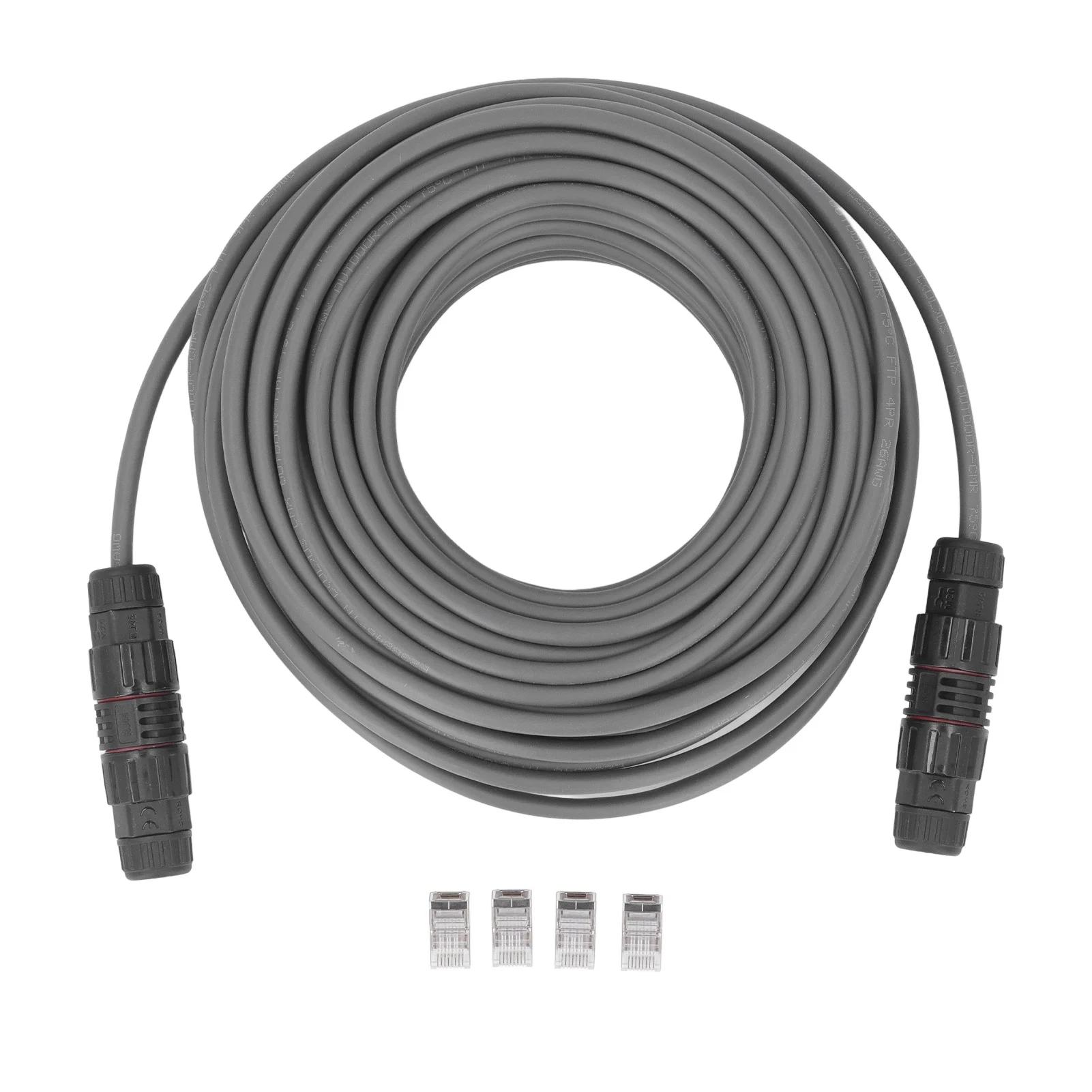 75FT Cable Extension Kit IP68 Waterproof Weather Resistance Extend To 150ft Replacement Cable Extender for Starlink System