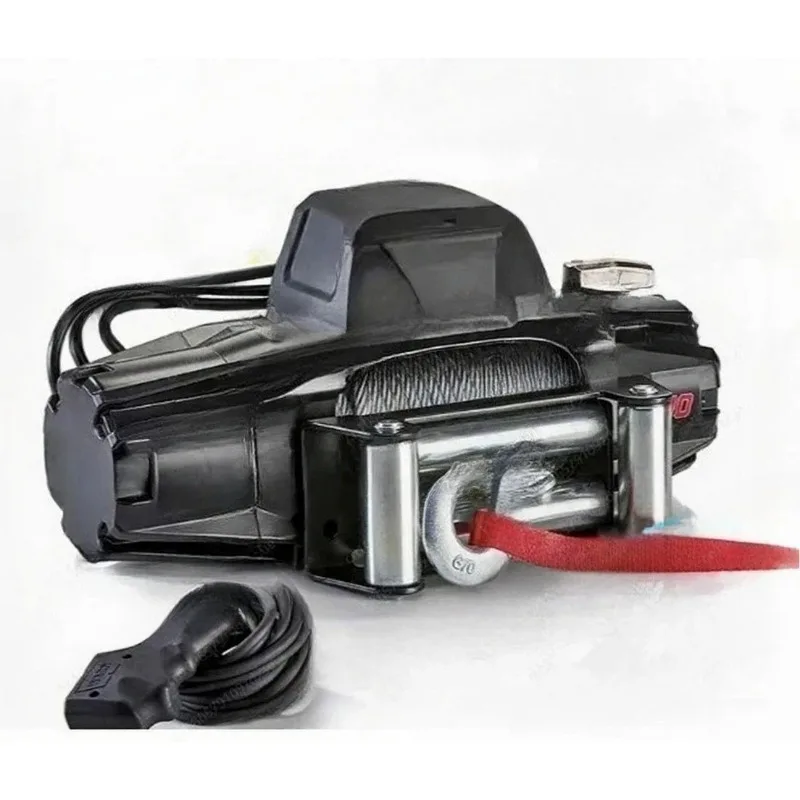 Off-road Winch 10000 Lbs 12000 Lbs Electric Winch Wireless Remote Control Nylon Rope