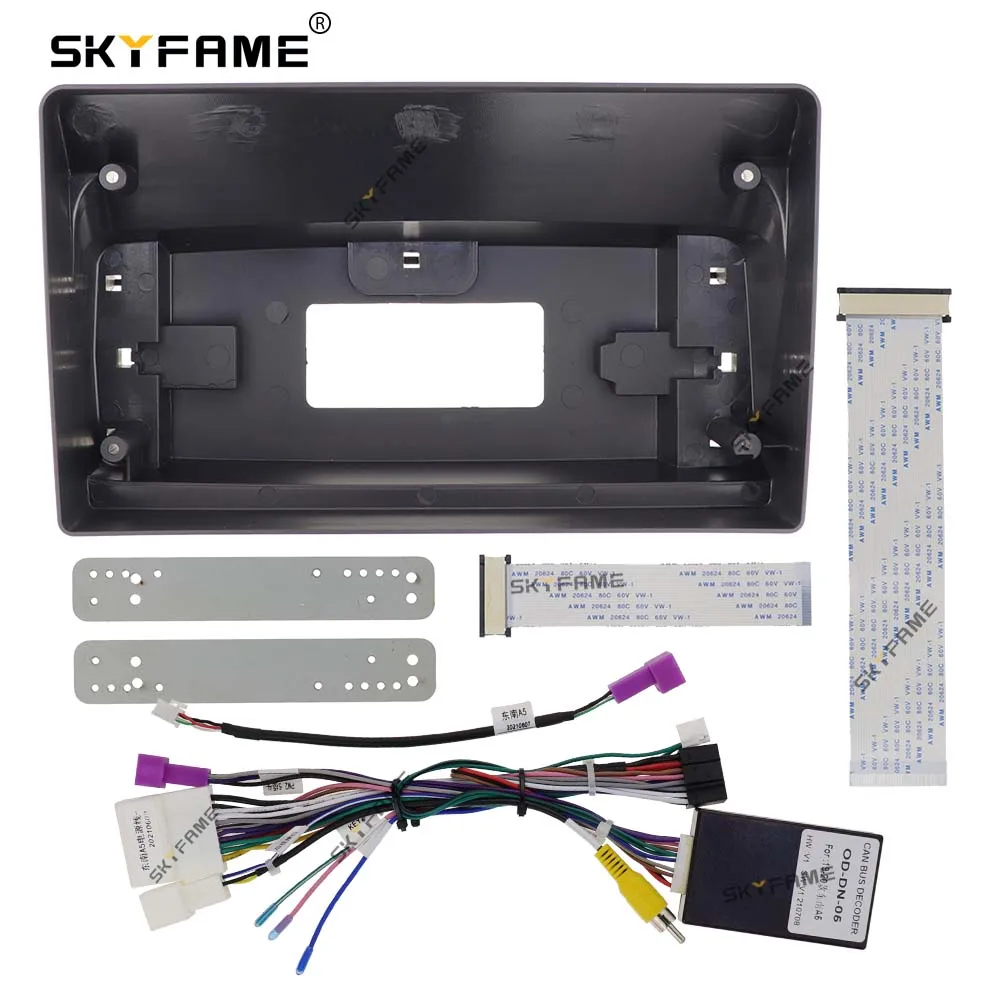 SKYFAME Car Frame Fascia Adapter Canbus Box Decoder Android Radio Dash Fitting Panel Kit For Soueast A5