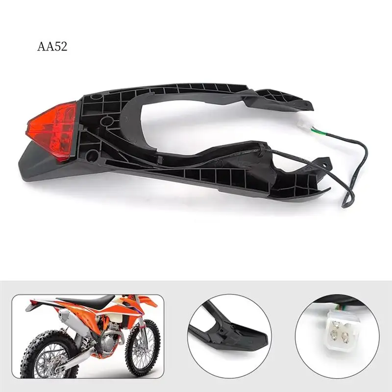 

AS-Motorcycle Taillight Bracket Assembly Tail Light License Plate Holder Turn Signal Lamp Support For EXC EXCF XCW XCFW