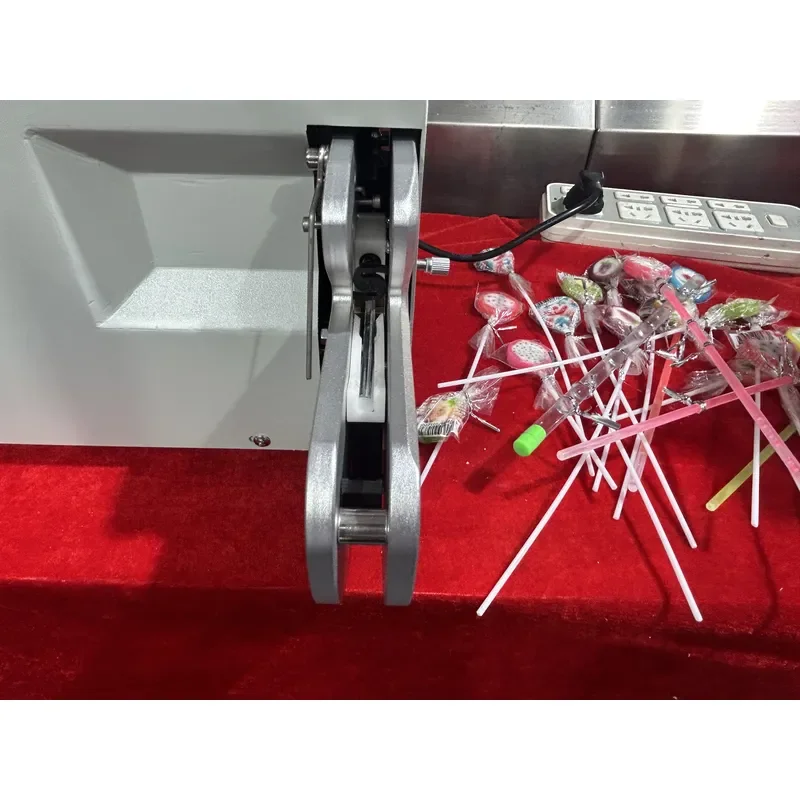 Semi-Automatic Wire Coil Bundling Lollipop Candy Twist Tie Vegetable Fruit Binding Strapping Machine