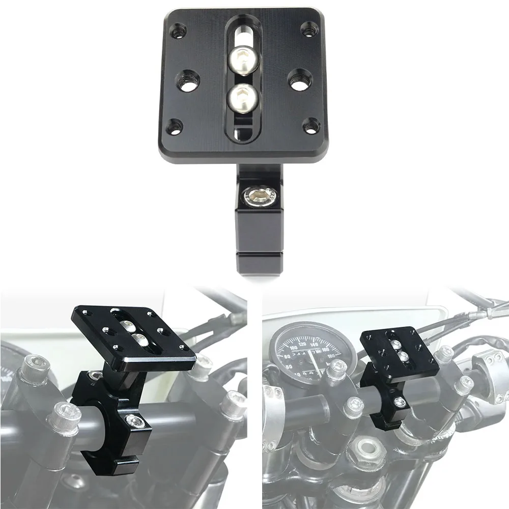 Handlebar GPS Mount Motorcycle Navigation Bracket Fit For KAWASAKI ER-5 Versys 1000 Z650 RS Z400 Z500 / SE Z E-1 ZR-7 KLV 1000