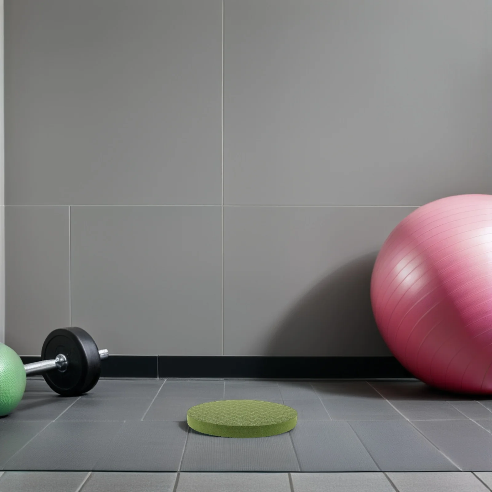 

2Pairs Round Knee Elbow Pads Cushion Portable Balance Support Mat for Pilates Fitness Workouts Gym Use