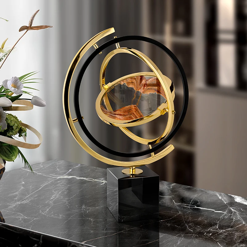 

Quicksand ornament hourglass light luxury high-end creative living room home decoration office TV cabinet new home gift