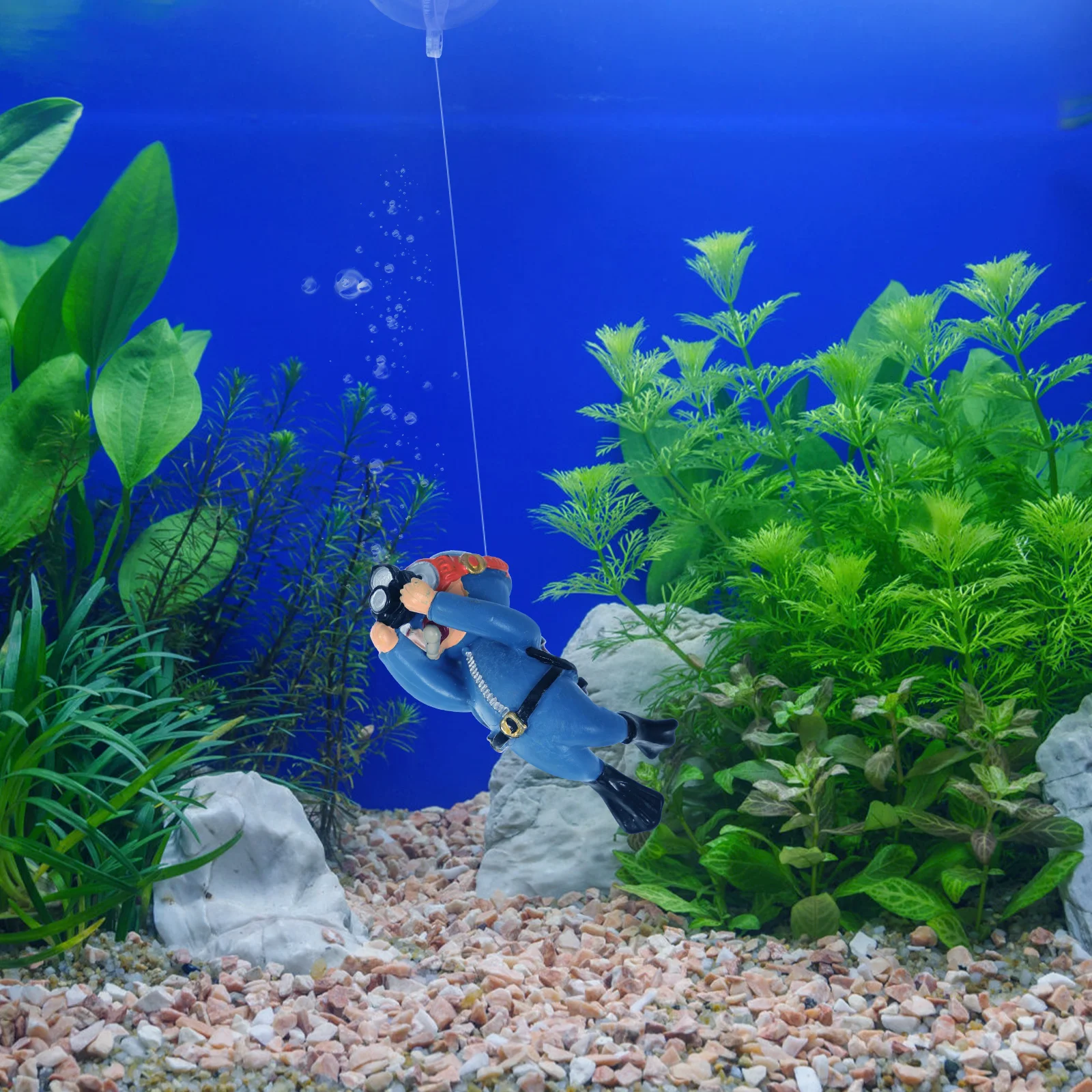 

PVC Fish Decor Diver nament Simulation Christmas Tree Aquarium Decoration Vivid Realistic Lifelike Simulated L scape Decor