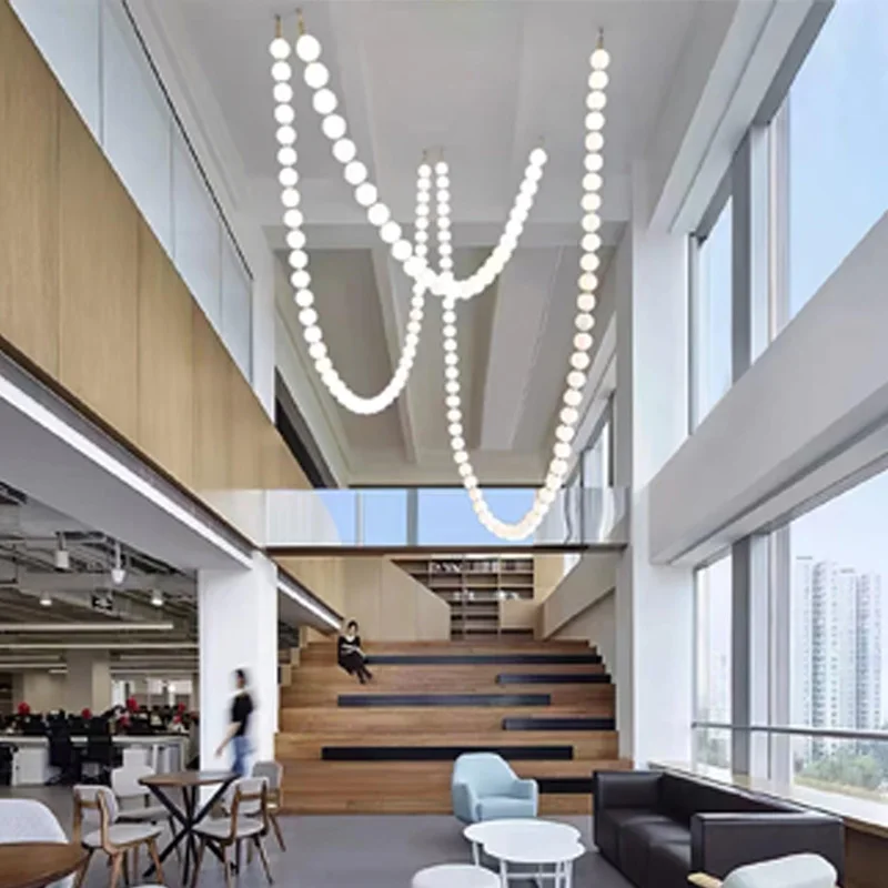 

Modern Adjustable Chain Chandelier 2025 Marble Stainless Steel Ring Style Pendant Lamp Dimmable Ceiling Luster