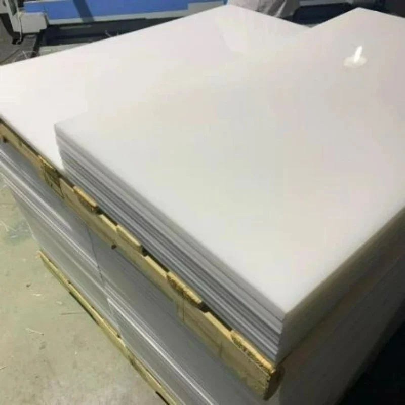Milky White Acrylic Sheet 100-350mm PMMA Plexiglass Opaque Reflection Board For Photography Reflector Partition Thick 5-15mm