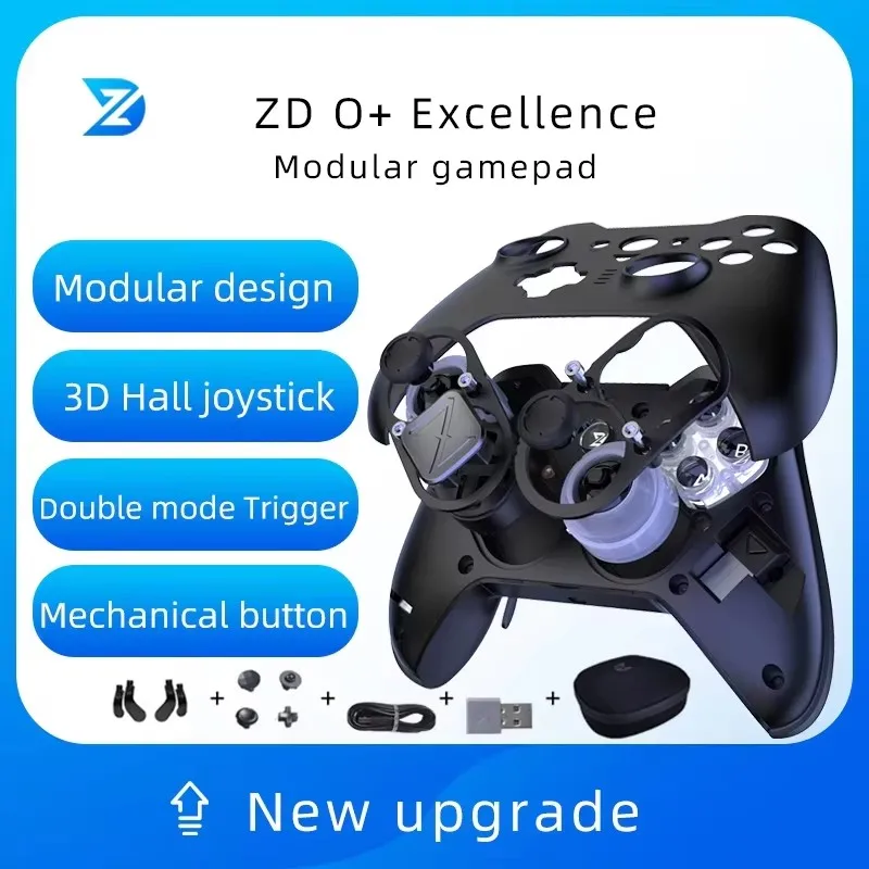 ZD O+ Excellent Gaming Controller Elite Modular Sensory Rgb Switch Phone Bluetooth Controller Ns Tablet Steam customizable