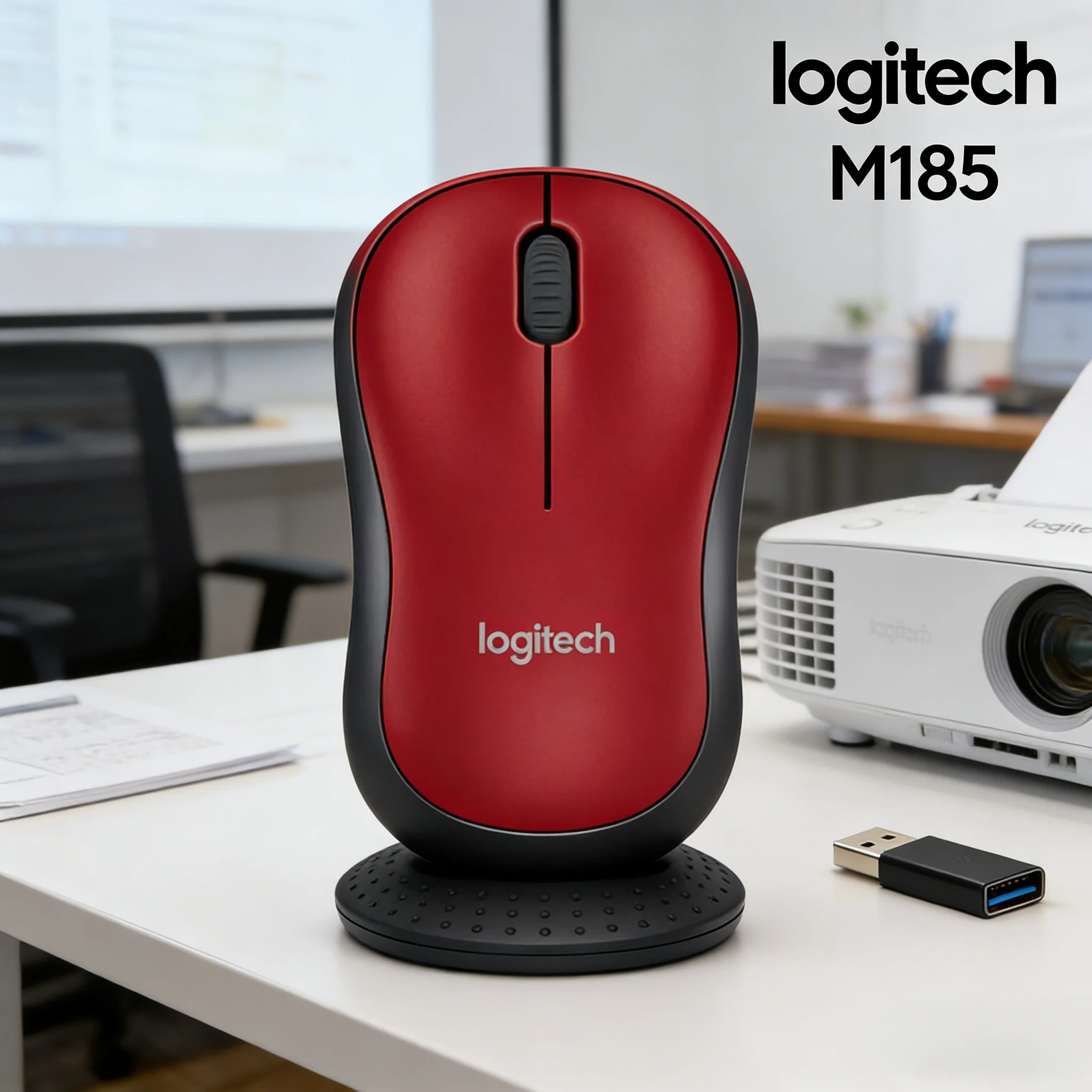 

Logitech M185 Anti-Slip Mouse Frosted Surface 10 Million Clicks