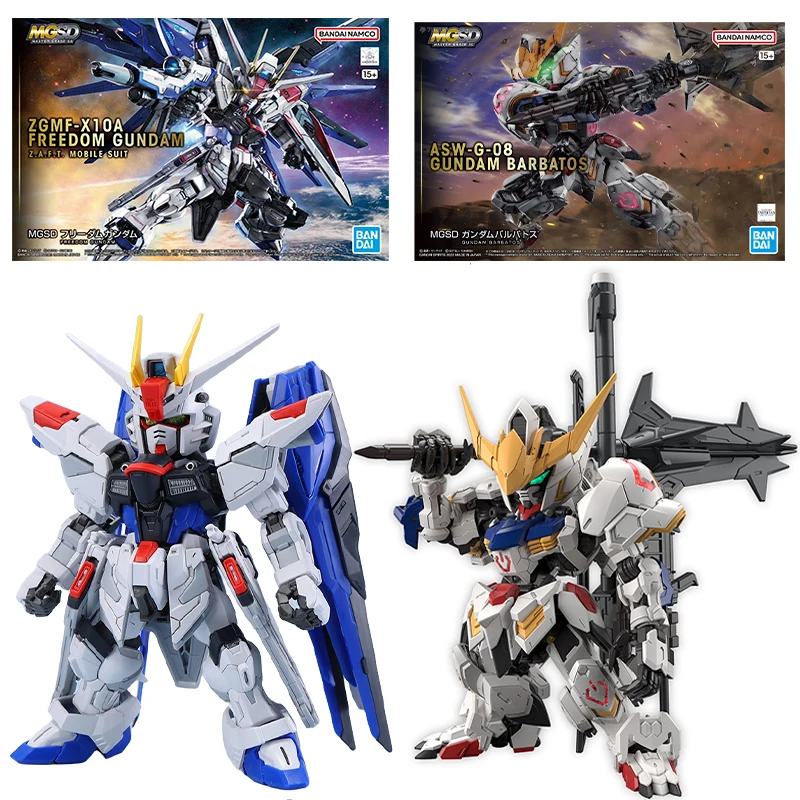 

Фигурка Bandai MGSD ASW-G-08 Barbatos, аниме-фигурка ZGMF-X10A Freedom Gundam, Q-версия. Сборная модель BB Warrior
