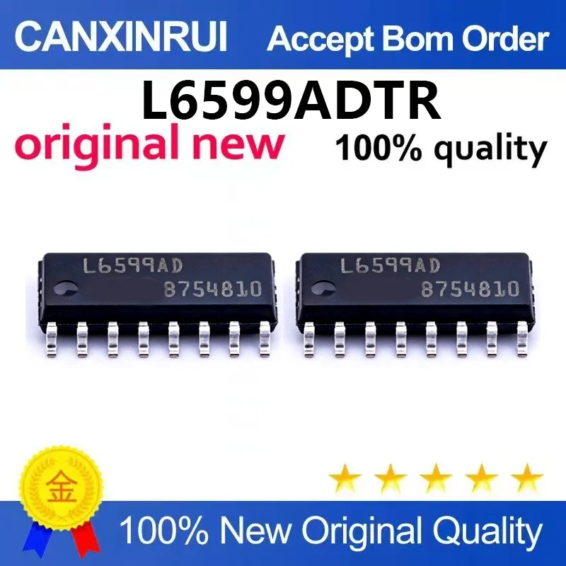 (5pcs-100pcs)New original L6599ADRR SOP-16 improved high-voltage resonant controller chip