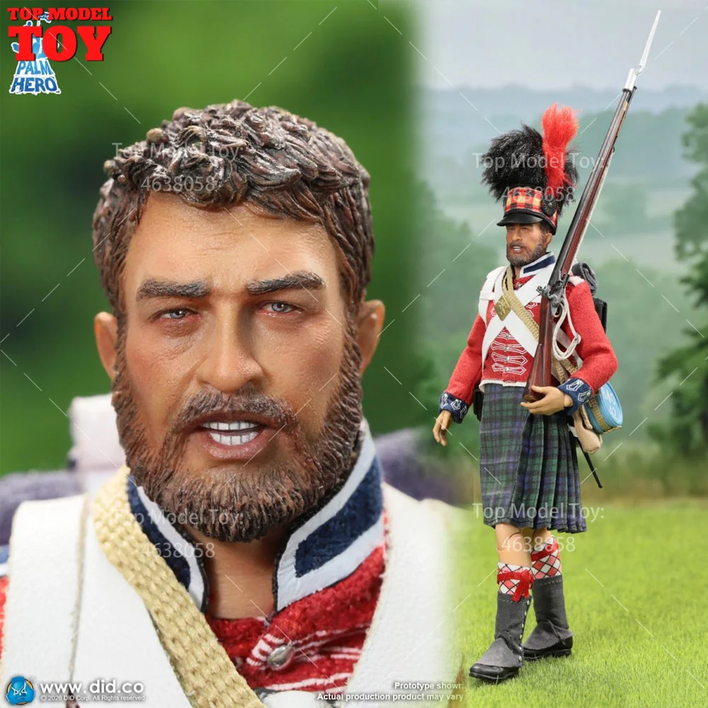 DID XN80040 1/12 Maßstab Britische Armee Infanterie Königlicher Soldat Modellset 6'' männliche Soldaten-Actionfigur zum Sammeln