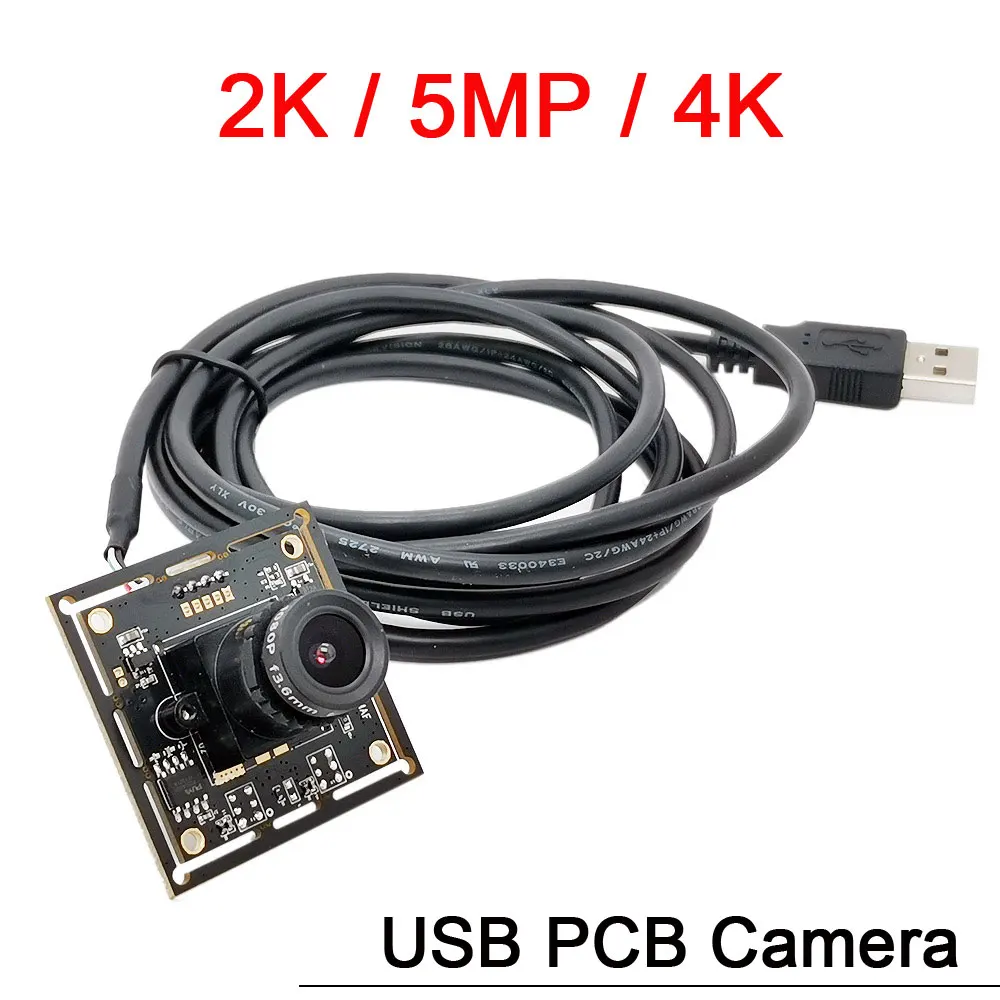 4K 8MP iMX415 USB Camera 30fps 5MP IMX335 and 2K 4MP F5253 UVC OTG WEBCam PC USB Video Camera