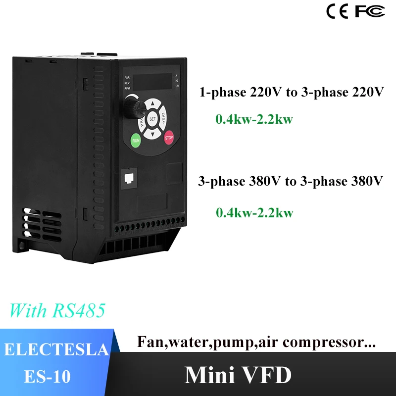 

VFD 1-фазный 220 В до 3 фазы 220 В, 0,4 кВт-2,2 кВт, 3-фазный контроллер регулятора 380 В до 3 фазы 380 В