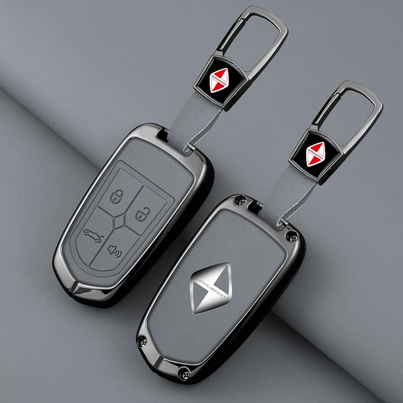 Funda para llave de control remoto inteligente de coche de aleación de Zinc, funda completa, bolsa Fob para Borgward BX5 BX7 2017 2018, llavero Protector, accesorios para automóviles