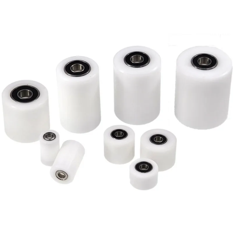 Diameter 48mm 50mm 55mm 59mm 60mm 68mLightweight Nylon Pulley with No Motor Bearing Compact Design for Space Saving Applications