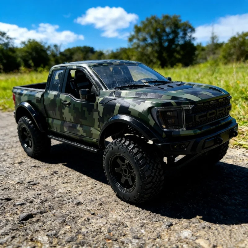 Hongxing F150 Rc Crawler New Camouflage Green Paint Off Road Climbing Truck Rc Model Car For Outdoor Adventure Hobby Enthusiasts view 5