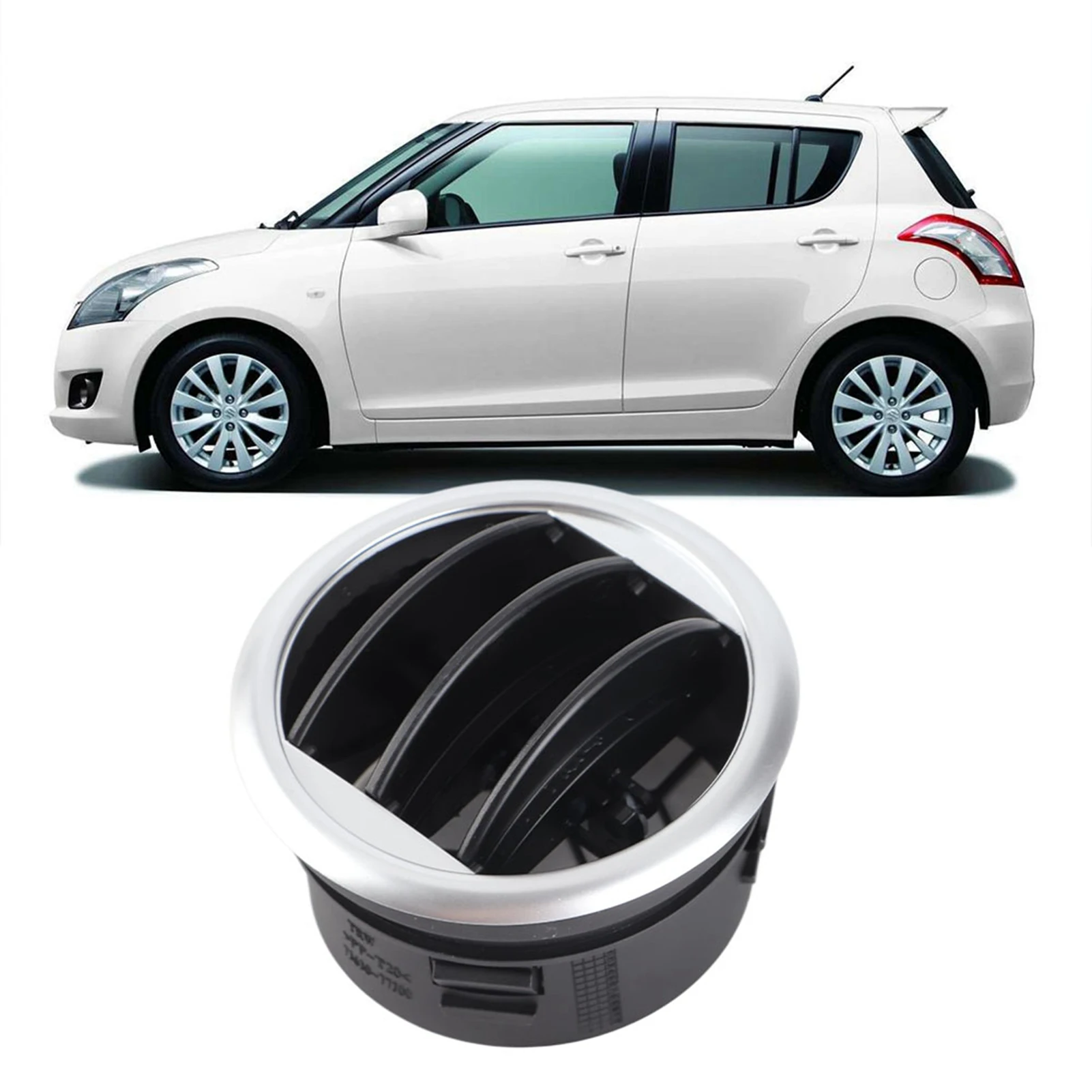 Air Conditioning Vent Car Auto Air Conditioning Vent Outlet Deflector Dashboard for SX4/Swift 2005‑2013 Car Air Outlet