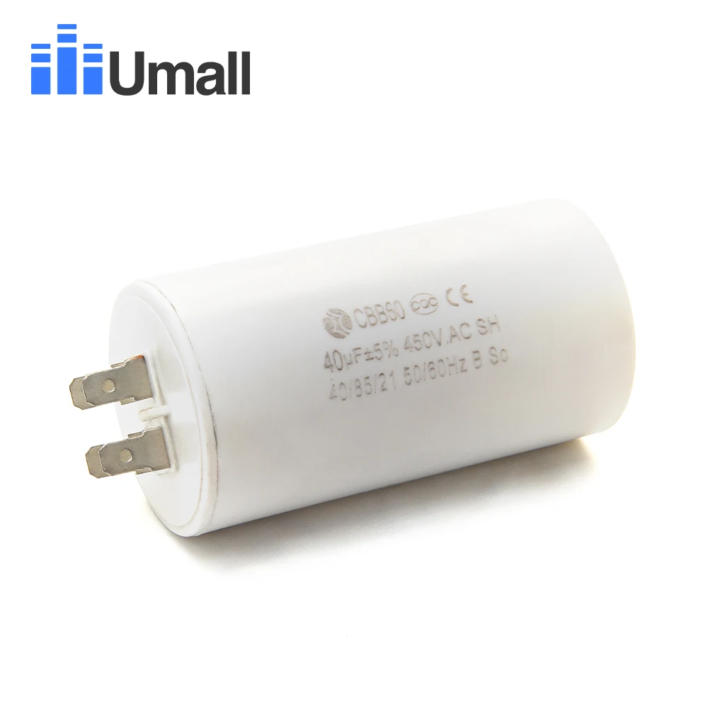 CBB60 450V 40 فائق التوهج تشغيل موتور ابدأ مكثف أربعة 4 دبابيس ل غسالة مكيفات الهواء #5