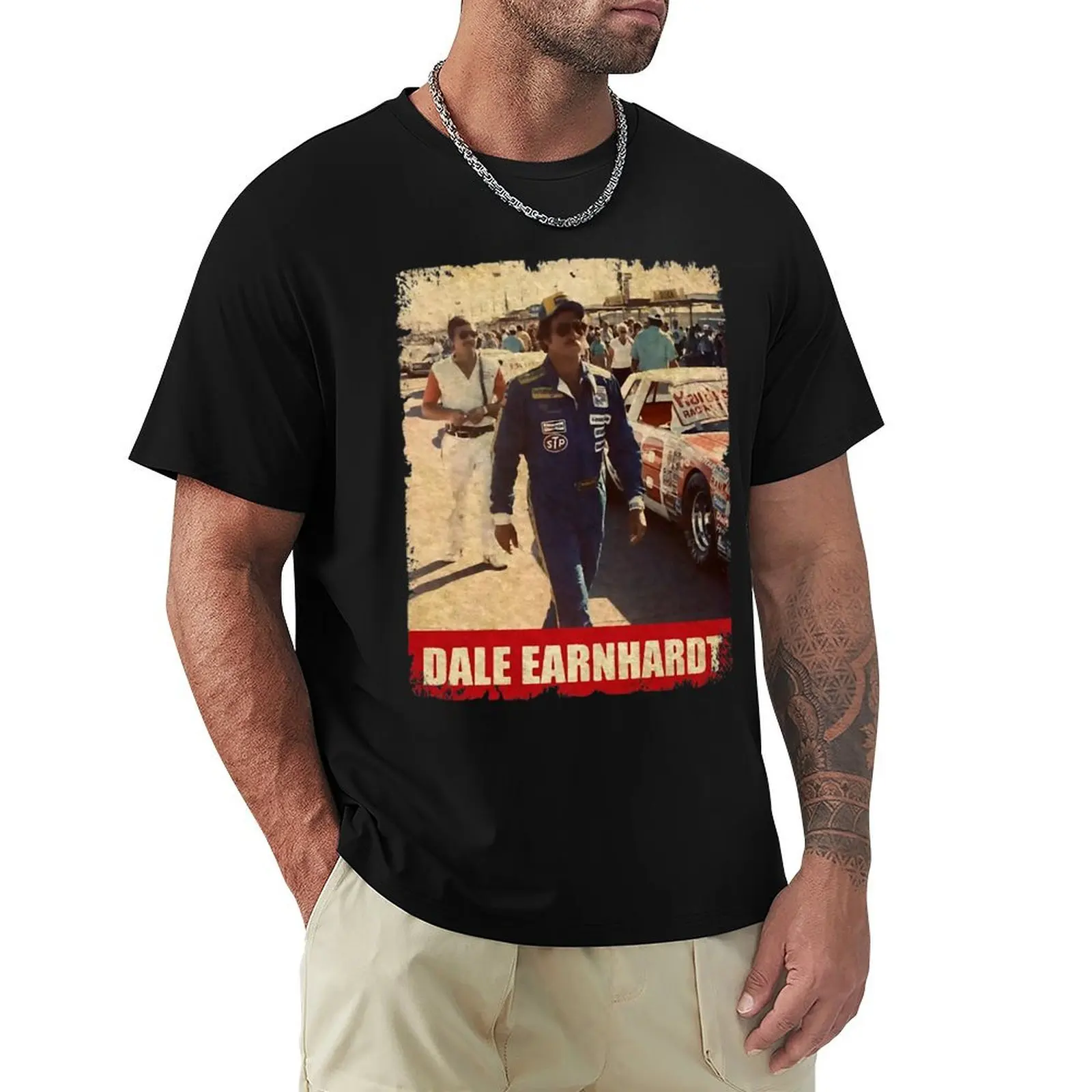 

Dale sport Earnhardt T-Shirt street wear customizeds funny shirt cotton Men's t-shirt