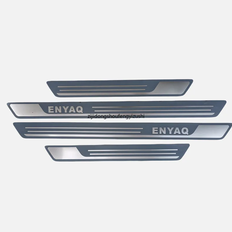 

For Skoda enyaq Stainless Steel Door Sill Scuff Plate Welcome pedal Car Accessories
