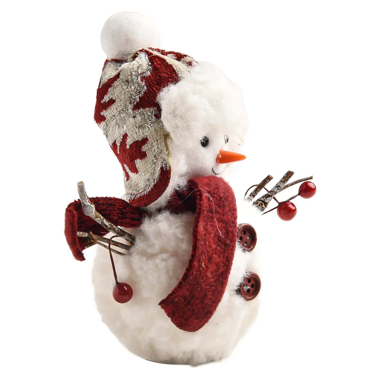 

Christmas Ornaments Christmas Round Hat Snowmen Dolls Xmas Decoration The Smooth And Burr-free Design Ensures The Safety Of You