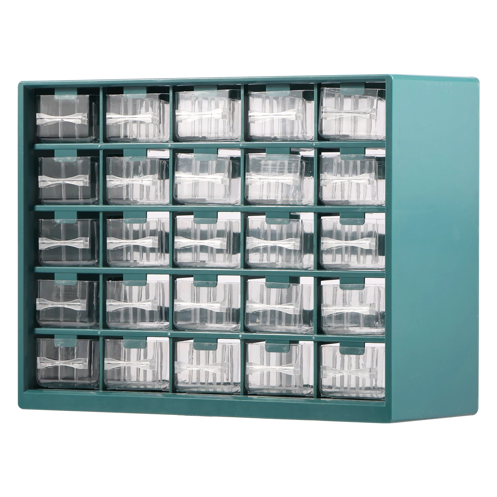25 Drawer Plastic Drawer Storage Cabinet Storage Hardware and Craft Cabinet with 50 Removable Dividers for Bead Lego Storage image 3