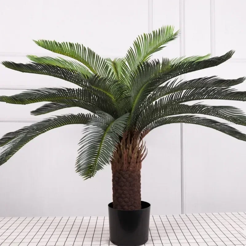 

AZ Artificial Coconut Tree Potted Plant Tropical Palm Tree Bonsai Decoration For Home Office Indoor Outdoor Fake Plants