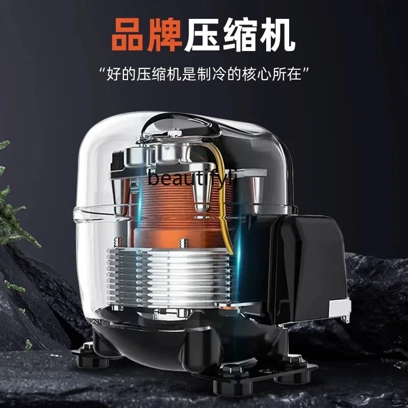 خزانة عرض الفريزر المتنقلة، أسياخ صيد الفاكهة والشواء، خزانة سطح المكتب المبردة والمجمدة ذات درجة الحرارة المنخفضة