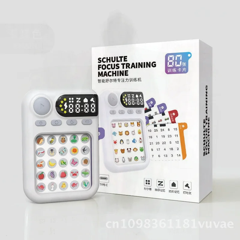 Schulte Macchina per l'apprendimento intelligente Versione inglese Dispositivo per la storia prescolare per l'educazione precoce con suono musicale Materiale ABS per