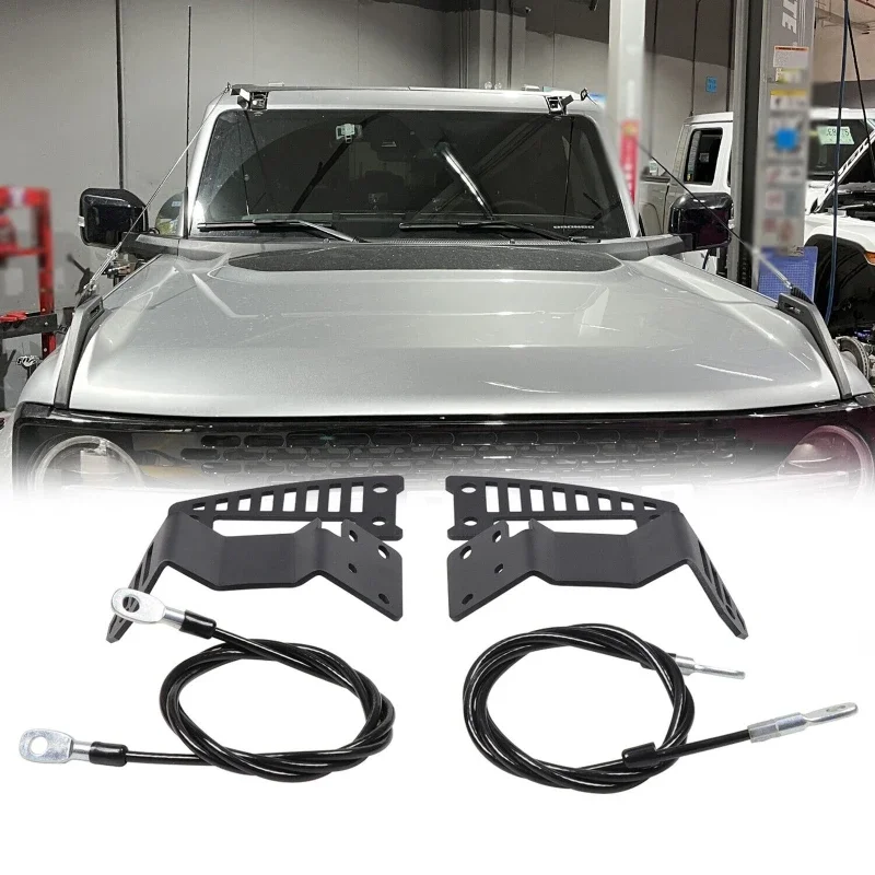 Limb Riser Kit Obstacle Eliminate Rope Protector Deflect Low Hanging Branches Brush for Ford Bronco 2021+ Car  Accessories