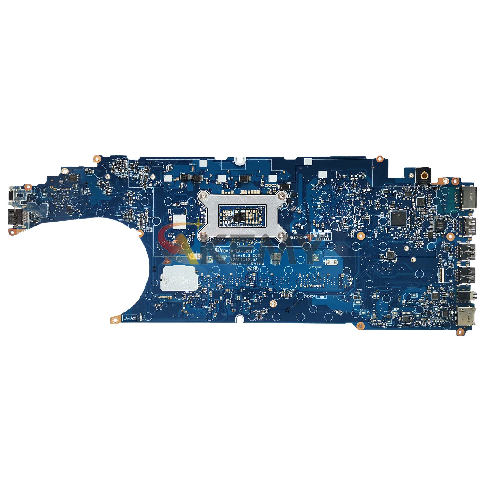 ノートパソコンのマザーボード Dell 5511 FDV50 LA-J281P I5 I7 10th CPU CN-09XKR8 CN-093YRG CN-0JK8G1 CN-0C33CM テスト済み OK