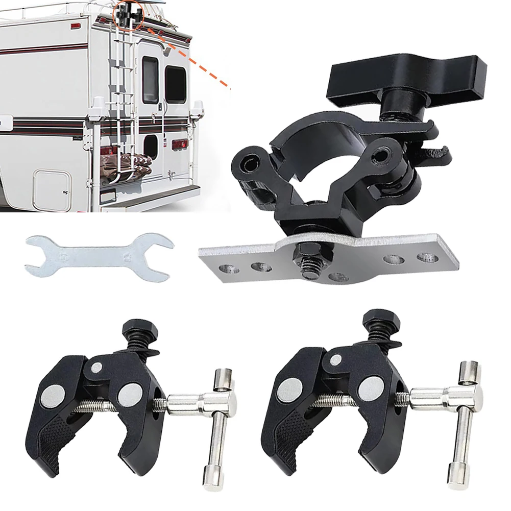 Starlink-Mini Mounting Kit Outdoor Portable Mount Clamp Starlink-Accessories For RV Pole Roof Camper Antenna Weather Tools