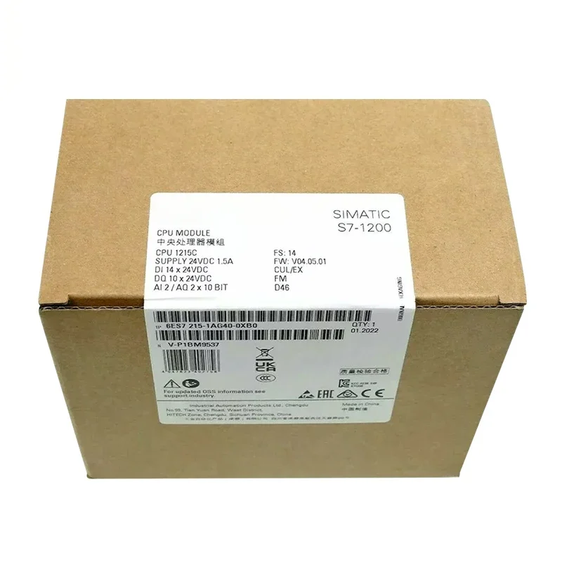 Spot Stock Products 6ES7 214-1AG40-0XBO 6ES7214-1AG40-0XBO PLC Controller Brand New Original  Available  Plc Controller
