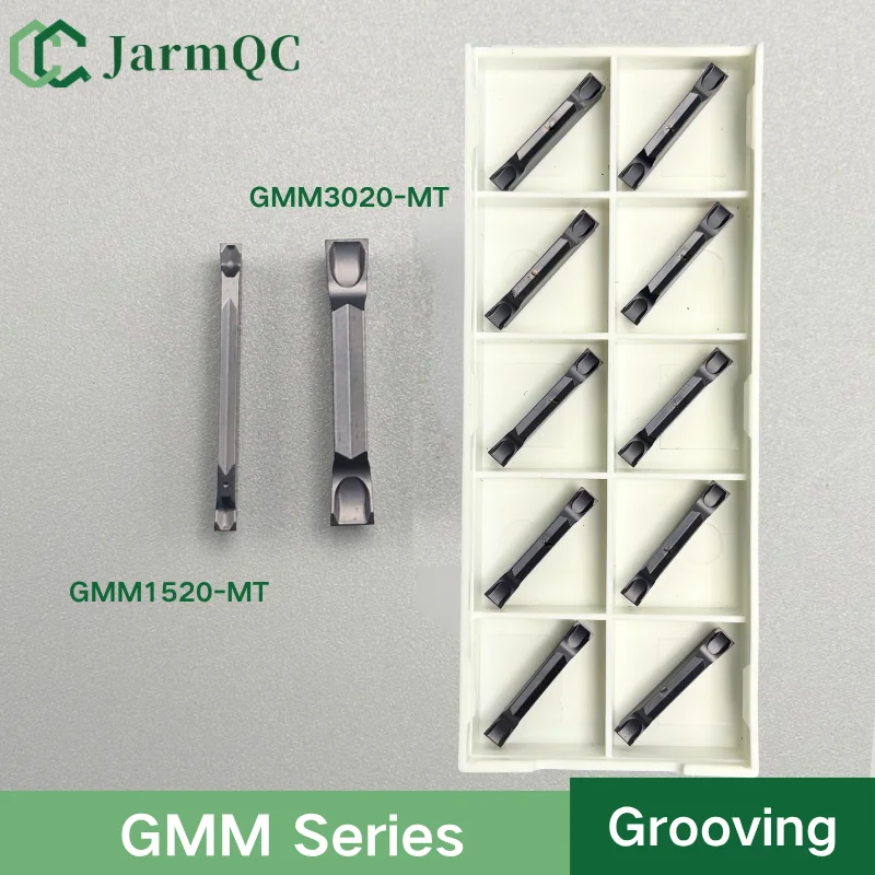 

JarmQC GMM1520 GMM3020 Tungsten Blade CNC Accessories Carbide Grooving Inserts Parting Slot Cutter Tool Parting Blade 10pcs
