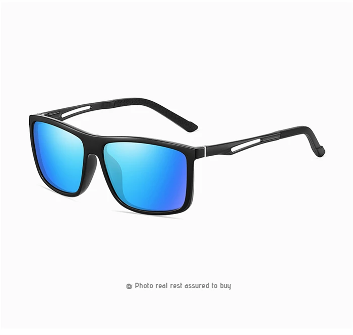 Aluminium Magnesium Rahmen fahren Myopie Sonnenbrillen Männer polarisiert Sport Quadrat kurzsichtige Sonnenbrillen Dioptrien 0 -0.5 -0.75 Bis -6 – Detail 18