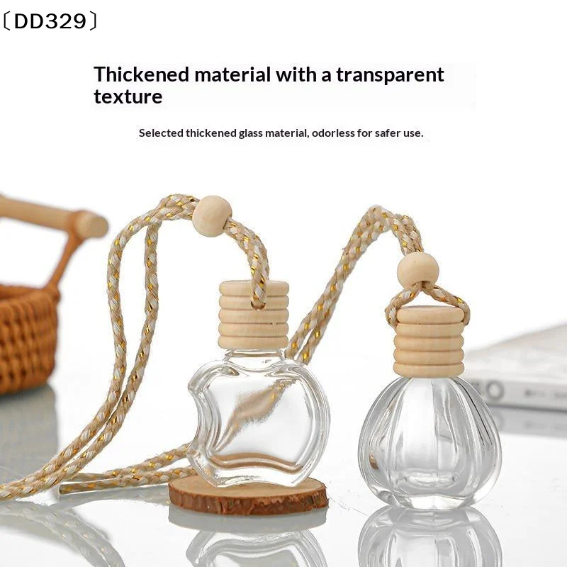 Car Diffuser Bottle Hanging Car Air Freshener Empty Air Freshener Car Perfume Diffuser Refillable Perfume Bottle(10ml)〔DD329〕