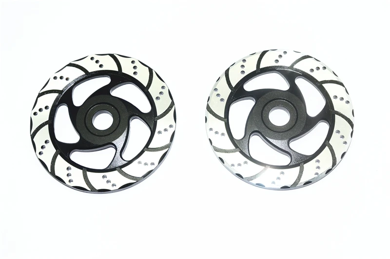 GPM Disco freno in alluminio Fodera argento per LOSI 1/6 Super Baja Rey Rey 2.0 - Los05021 Parte di auto da corsa fuoristrada