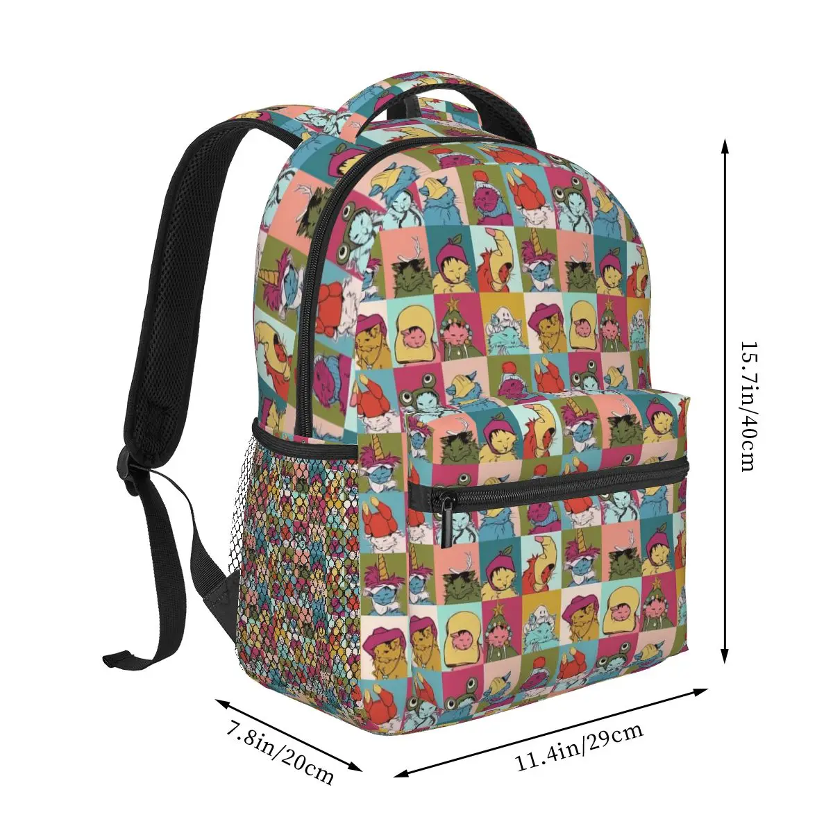 Pot Roast Hats Cats Backpack for Girls Boys Travel RucksackBackpacks for Teenage school bag