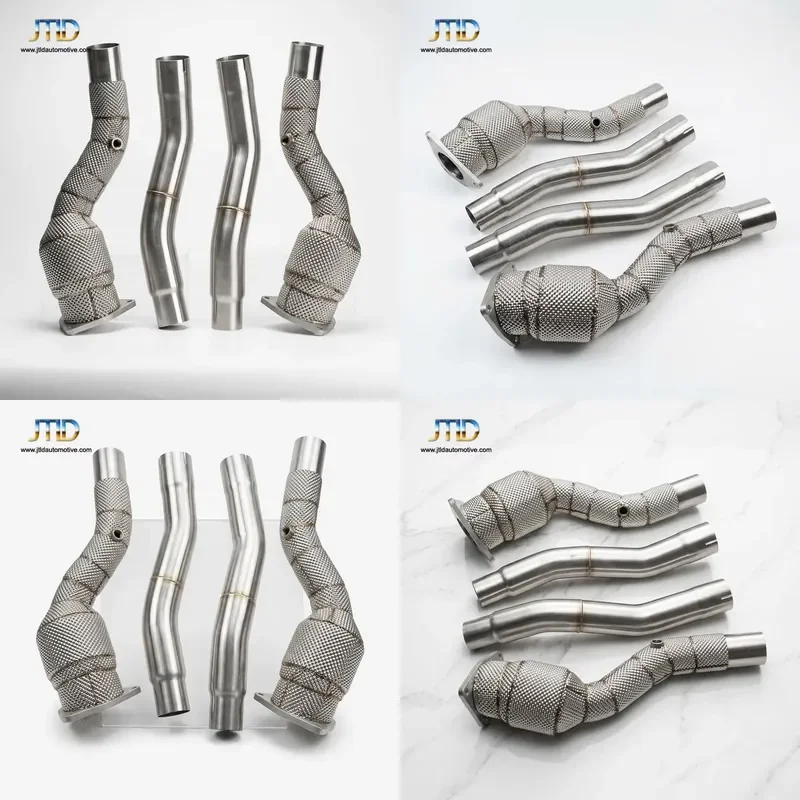 Vehicle Fitment Focused Front Exhaust Pipe Compatible for Ferrari 2019 GTC4 Lusso 6.3L Precision Pipe Structure Kit
