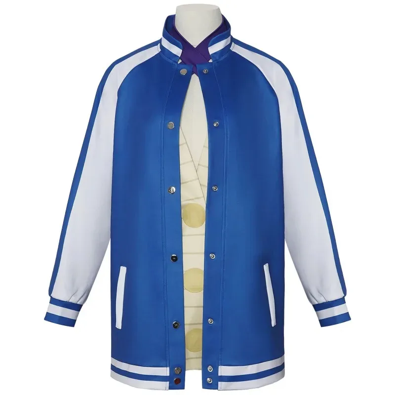 Аниме костюм Аясе Момо бабушка косплей комплект, куртка, парик, аниме Кан Джинггон костюм для Хэллоуина