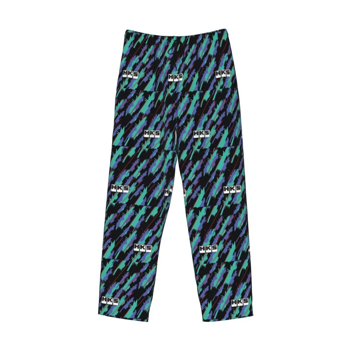 Custom HKS Pajama Pants Men Sleepwear Sleep Lounge Bottoms with Pockets