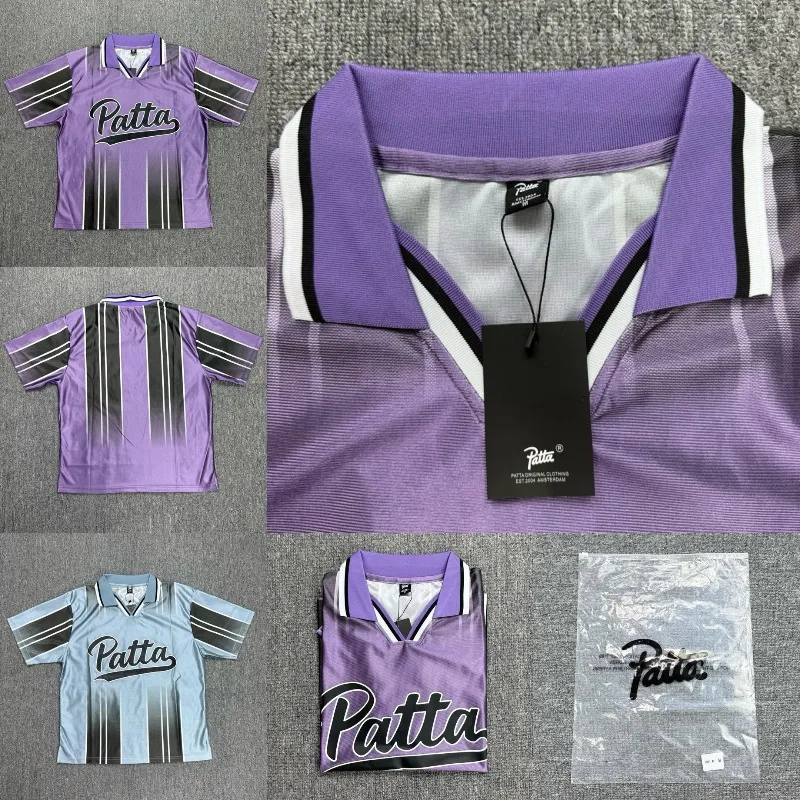26SS Summer New Style Patta T-Shirt Men's Women's Sport Ballshirt American Style PATTA Tops
