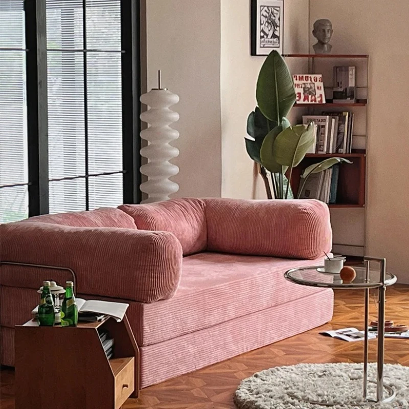 

European Designer Vacuum Compressed Sofa Orange Nordic Lounge Vacuum Compressed Sofa Modern Divano Moderno Furniture Living Room