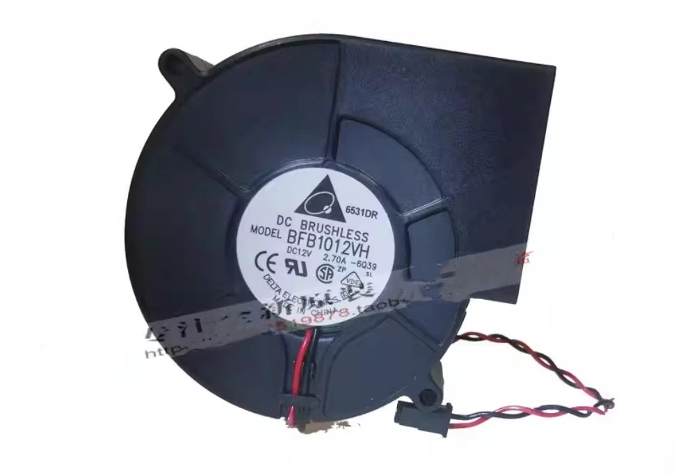 

Бесплатная доставка, оригинальный BFB1012VH 12 В 2,7 А, турбовентилятор с большим объемом воздуха 9733