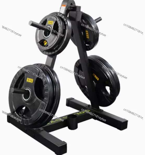 Gym Fitness 25/50mm Aperture Barbell Discs Rack Dumbbell Plates Support Pole Holder Weight Training Equipments Storage Bracket